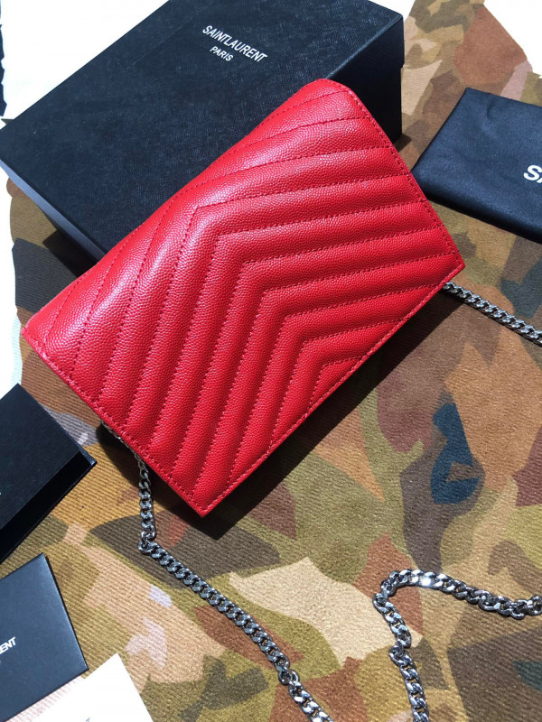 Y*L cassandre matelassÉ chain wallet