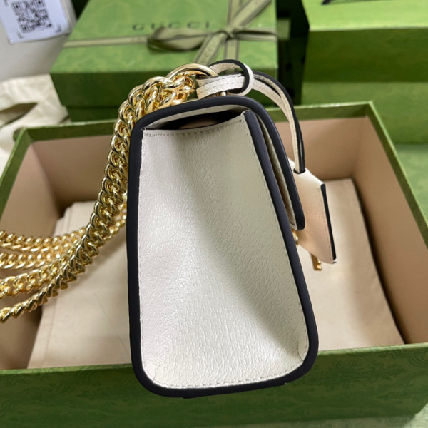 G*u*i padlock small berry shoulder bag