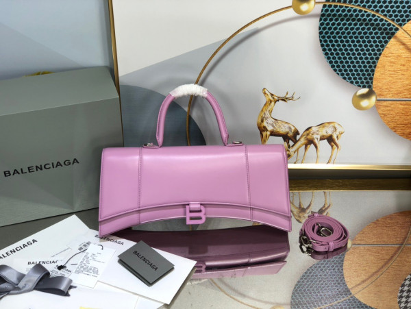 Ba*len*cia*ga  hourglass stretched top handle bag