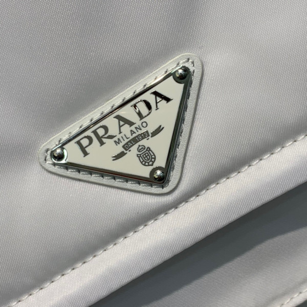 Pra*a small padded re-nylon shoulder bag