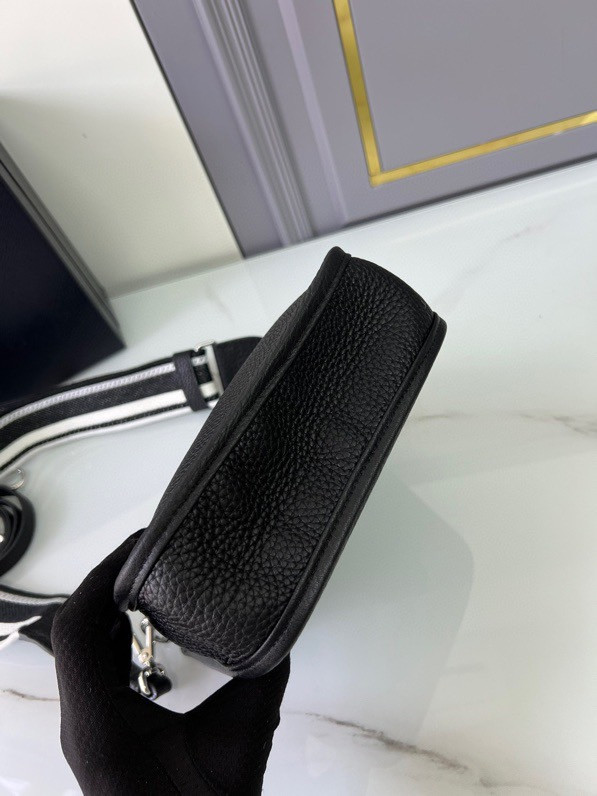 Pra*a leather mini shoulder bag