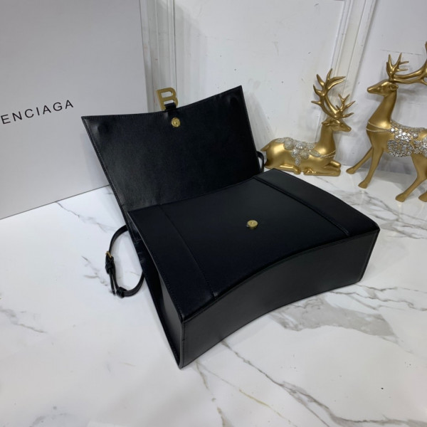 Ba*len*cia*ga hourglass top handle bag