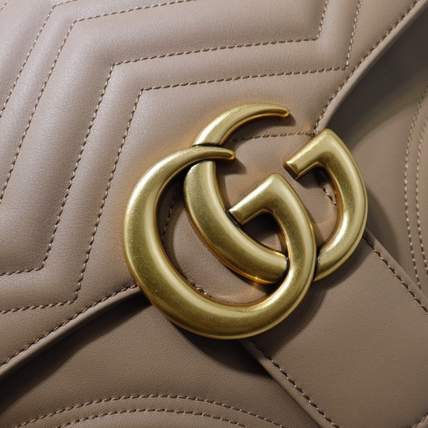 G*u*i gg marmont medium top handle bag