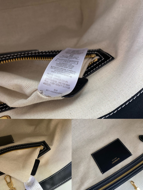 B**rry medium monogram motif leather tote