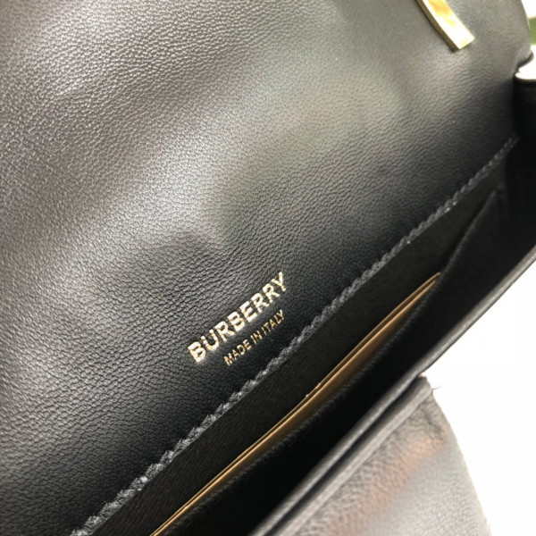 B**rry small quilted check two-tone lambskin lola bag