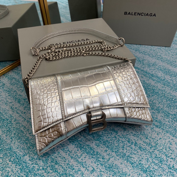 Ba*len*cia*ga  hourglass chain bag