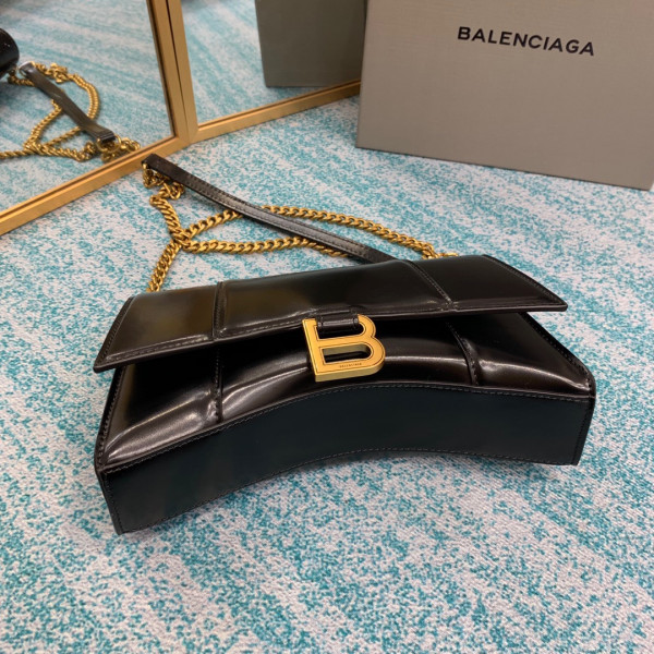 Ba*len*cia*ga  hourglass chain bag