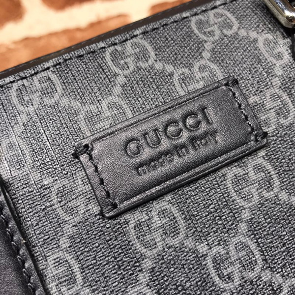 G*u*i gg black briefcase
