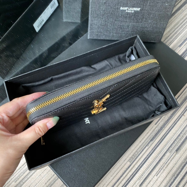 Y*L monogram zippy wallet