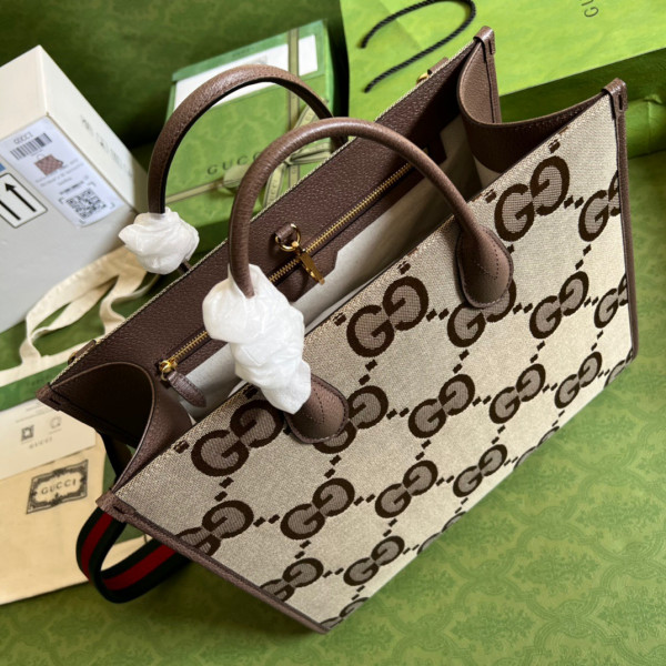 G*u*i tote bag with jumbo gg