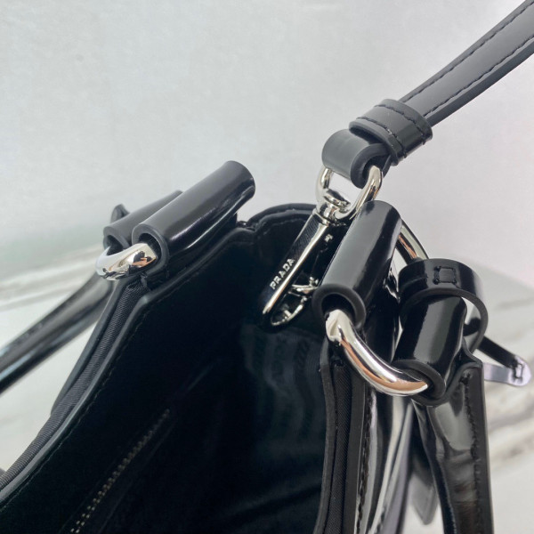 Pra*a moon padded nappa-leather bag