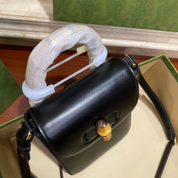 G*u*i bamboo mini handbag