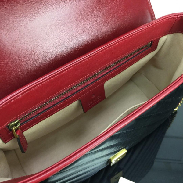 G*u*i gg marmont small top handle bag