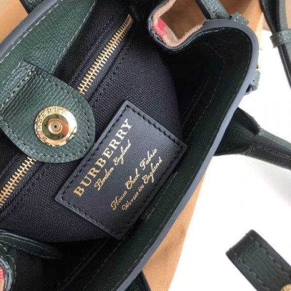 B**rry the baby banner in leather and house check