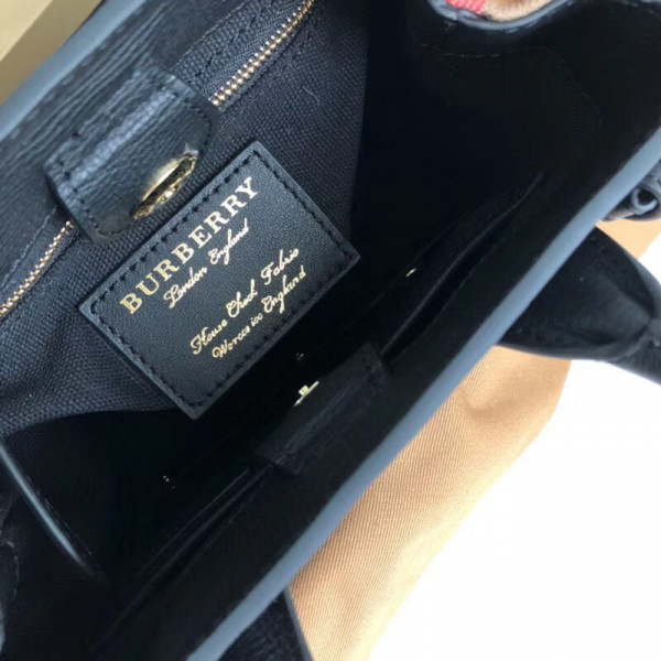 B**rry the baby banner in leather and house check