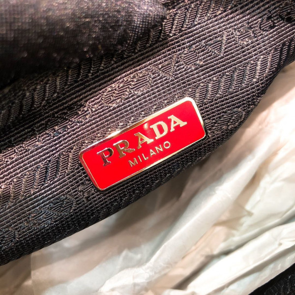 Pra*a nylon hobo bag