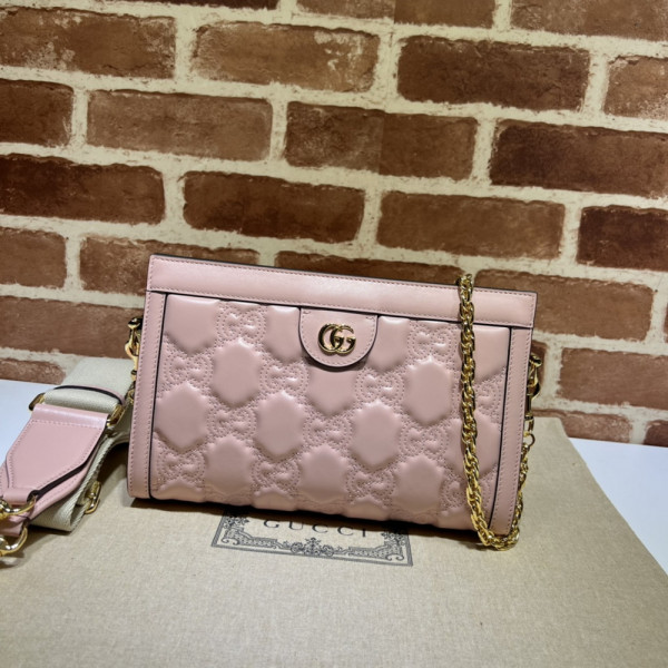 G*u*i gg matelassé leather shoulder bag