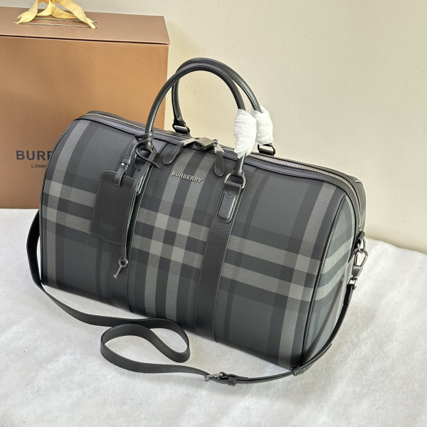 B**rry check bowling bag-49*25*28cm