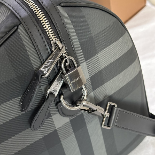 B**rry check bowling bag-49*25*28cm