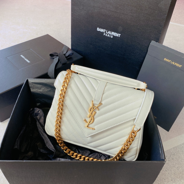 Y*L medium leather shoulder bag-24*17*6.5cm