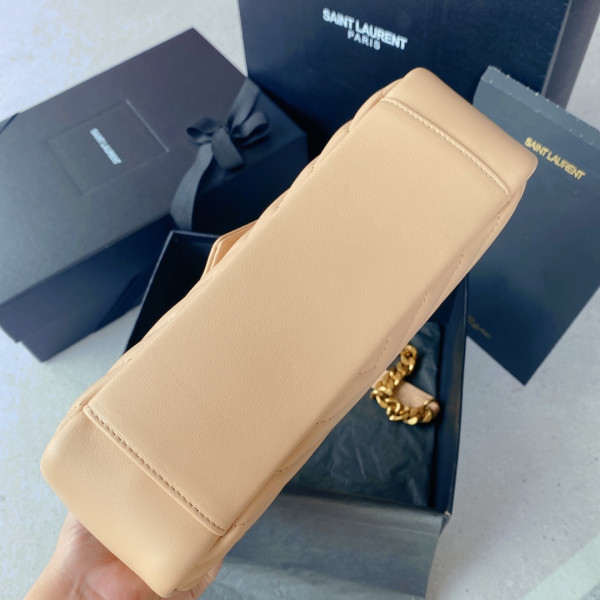 Y*L medium leather shoulder bag-24*17*6.5cm