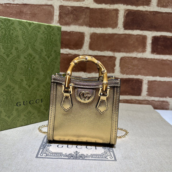 g*u*i diana S*per mini bag-12*12.5*6cm