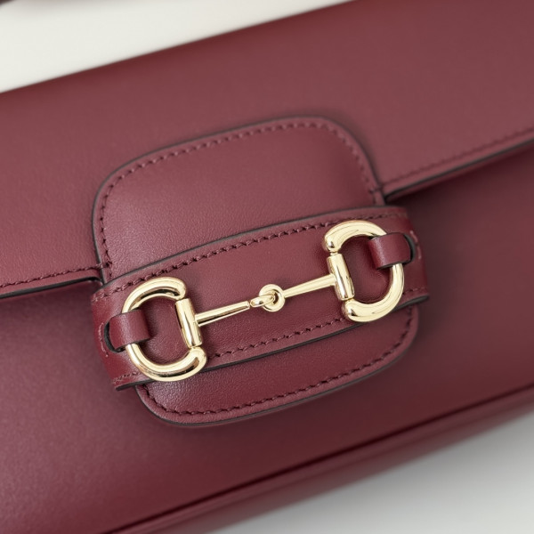 G*u*i horsebit 1955 soft small top handle bag-22.6*12.7*5.6cm