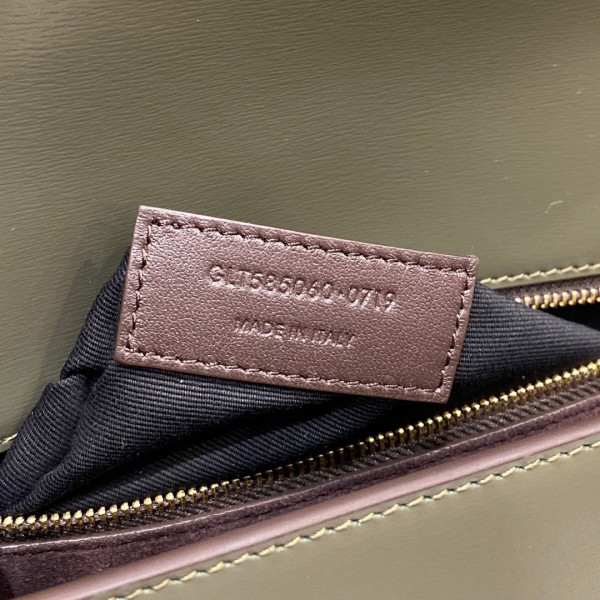 Y*L loulou carre satchel in smooth leather