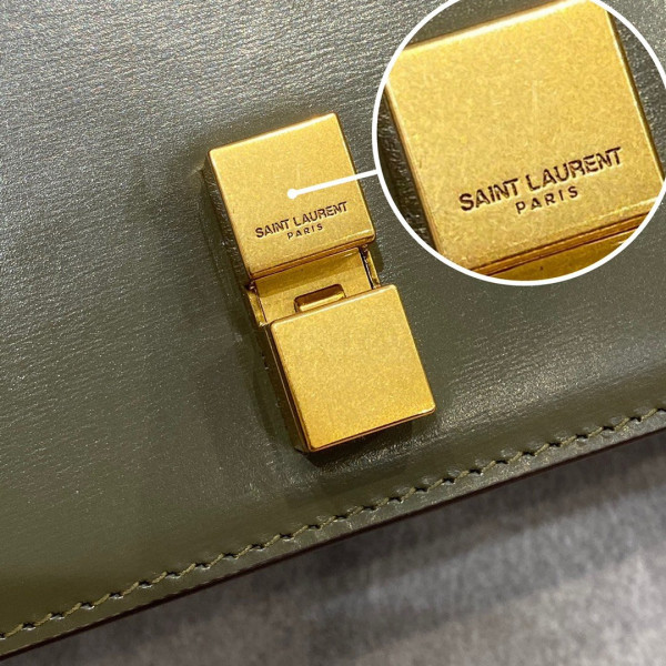 Y*L loulou carre satchel in smooth leather
