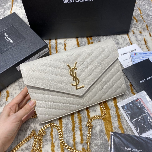 Y*L cassandre matelassÉ chain wallet