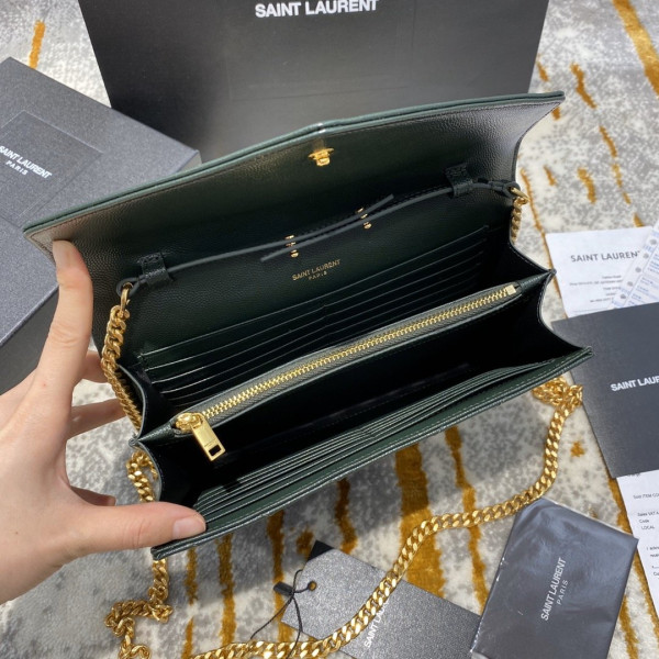 Y*L cassandre matelassÉ chain wallet