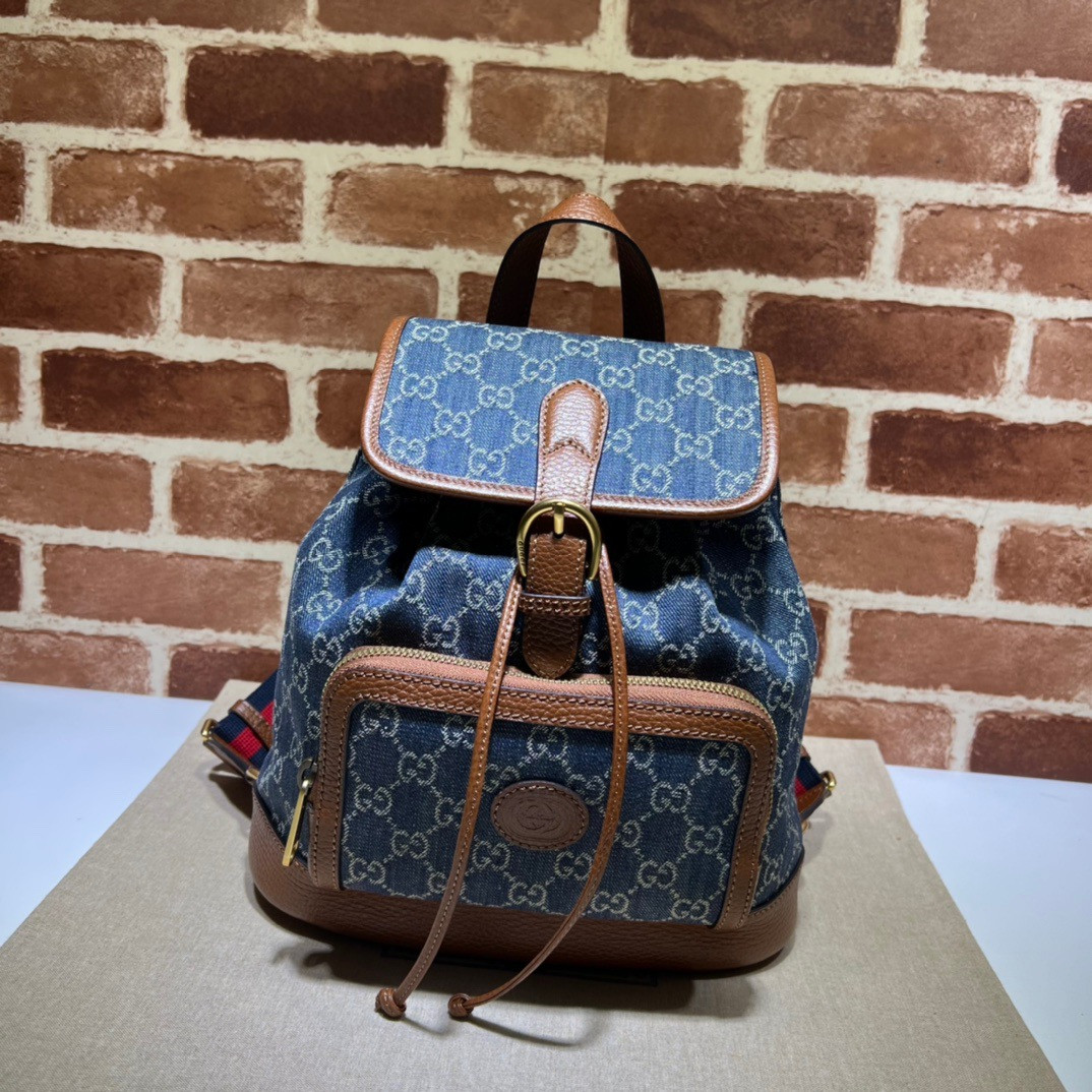 G*u*i backpack with interlocking g