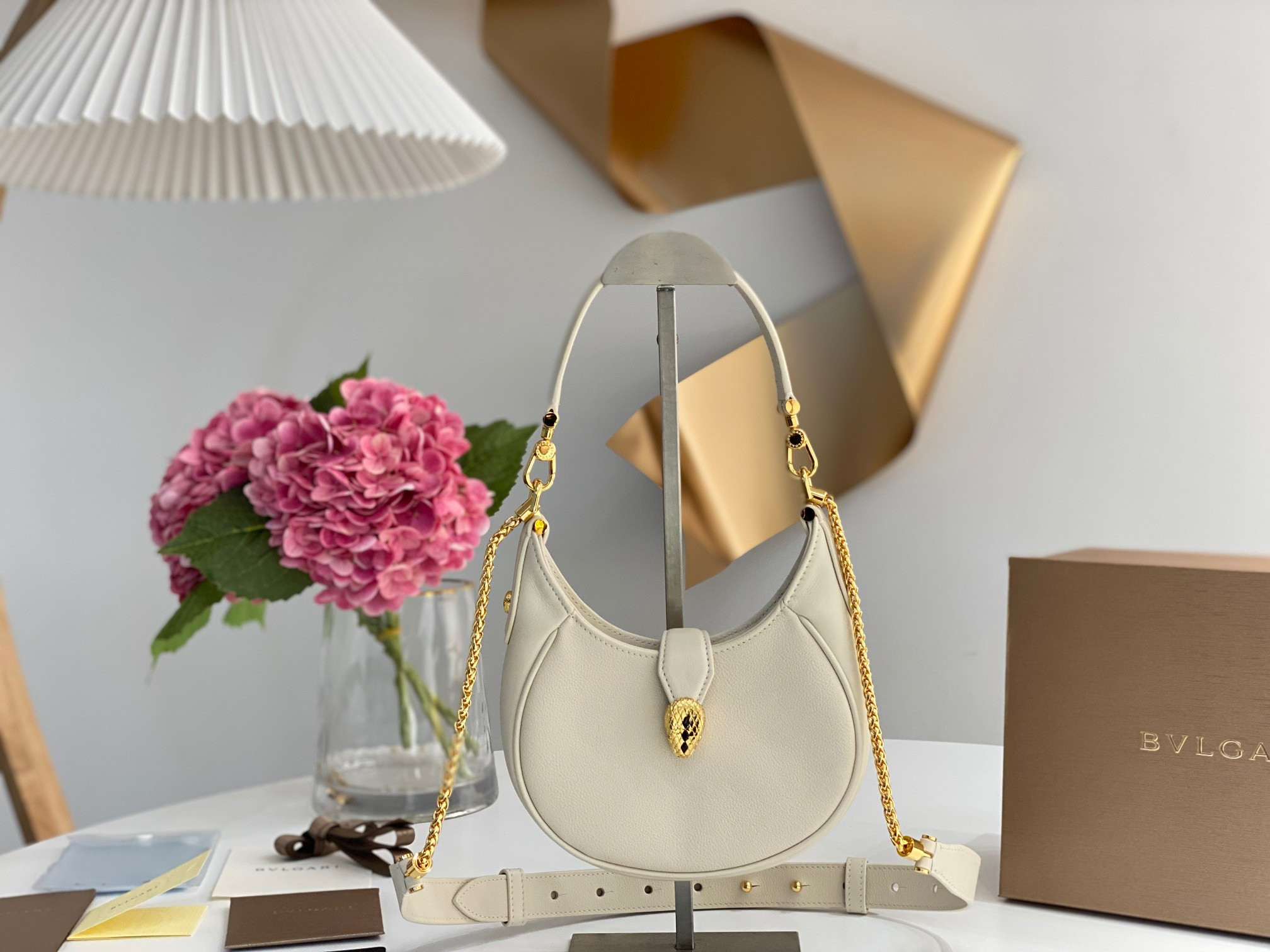B*l*ai serpenti ellipse crossbody bag