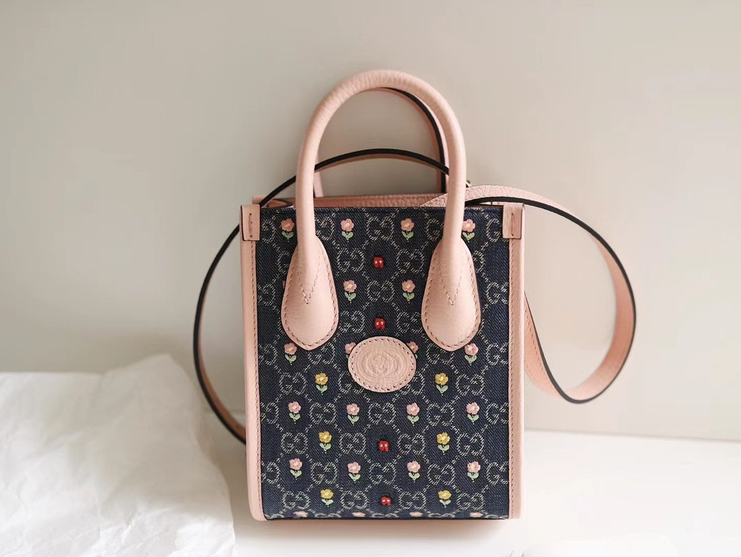 G*u*i mini tote bag with interlocking g