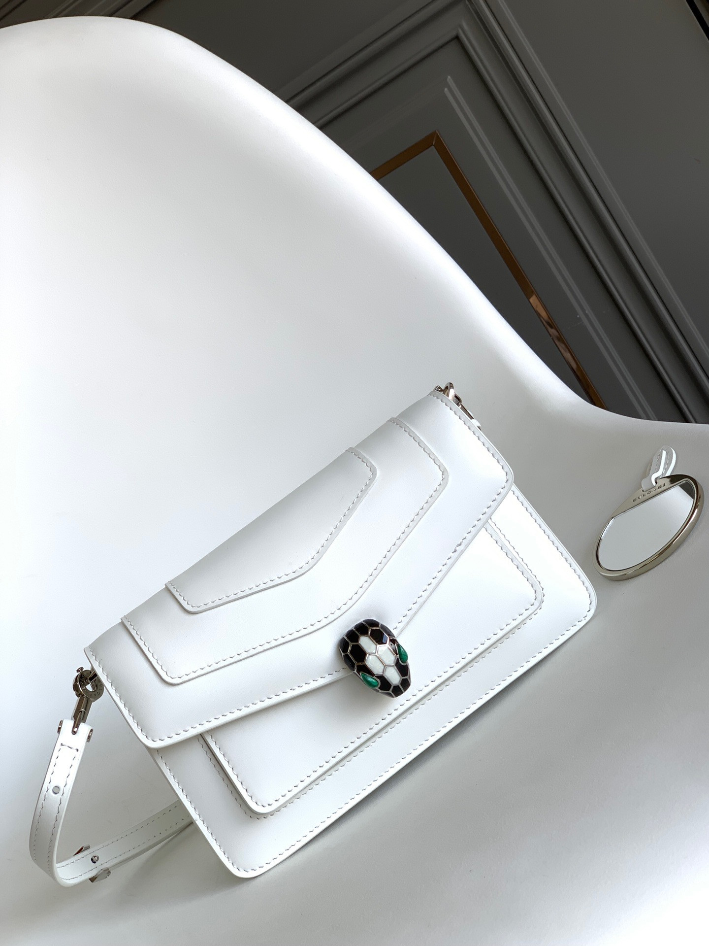 B*l*ai serpenti forever east-west shoulder bag