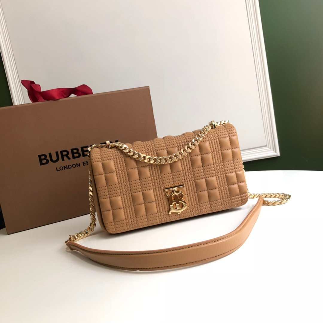 B**rry small quilted check lambskin lola bag