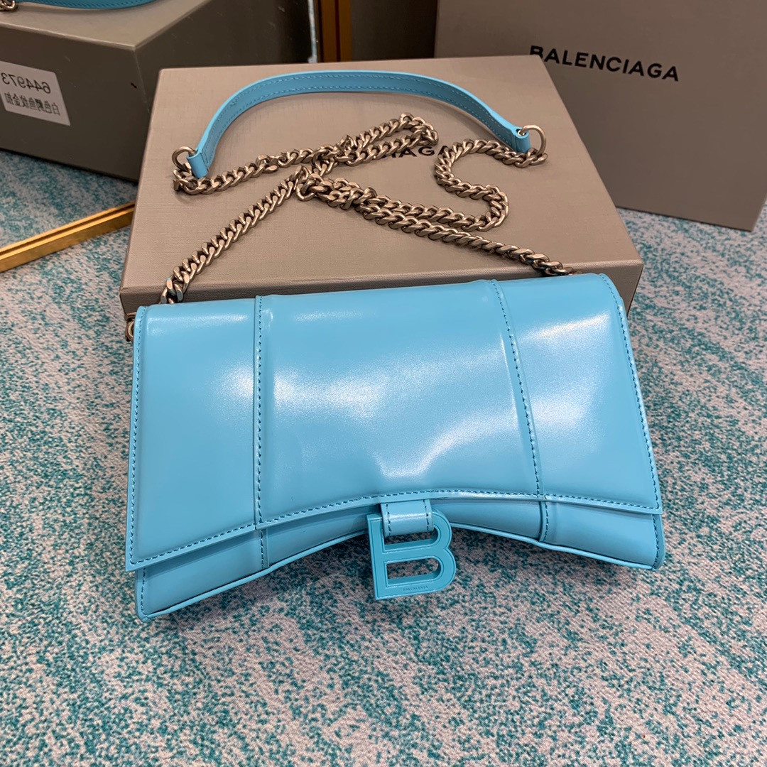 Ba*len*cia*ga  hourglass chain bag