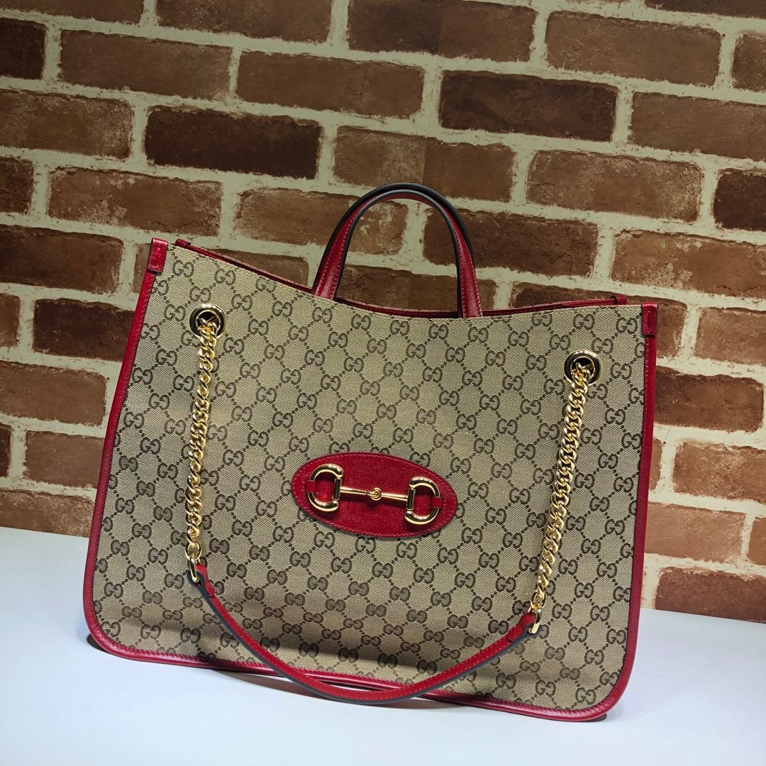 G*u*i 1955 horsebit large tote bag