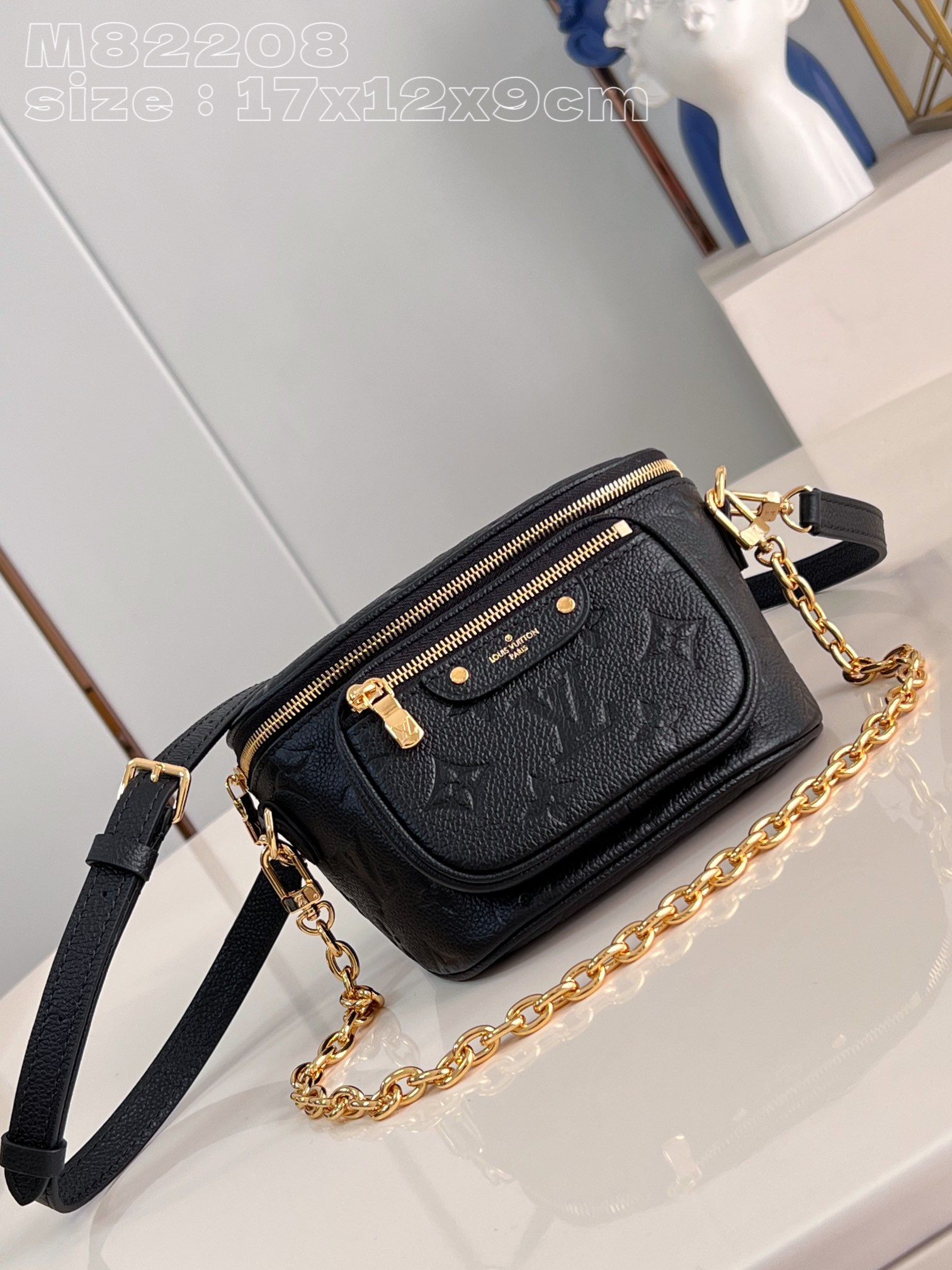 l0*is V*t0n mini bumbag-17-12-9.5cm
