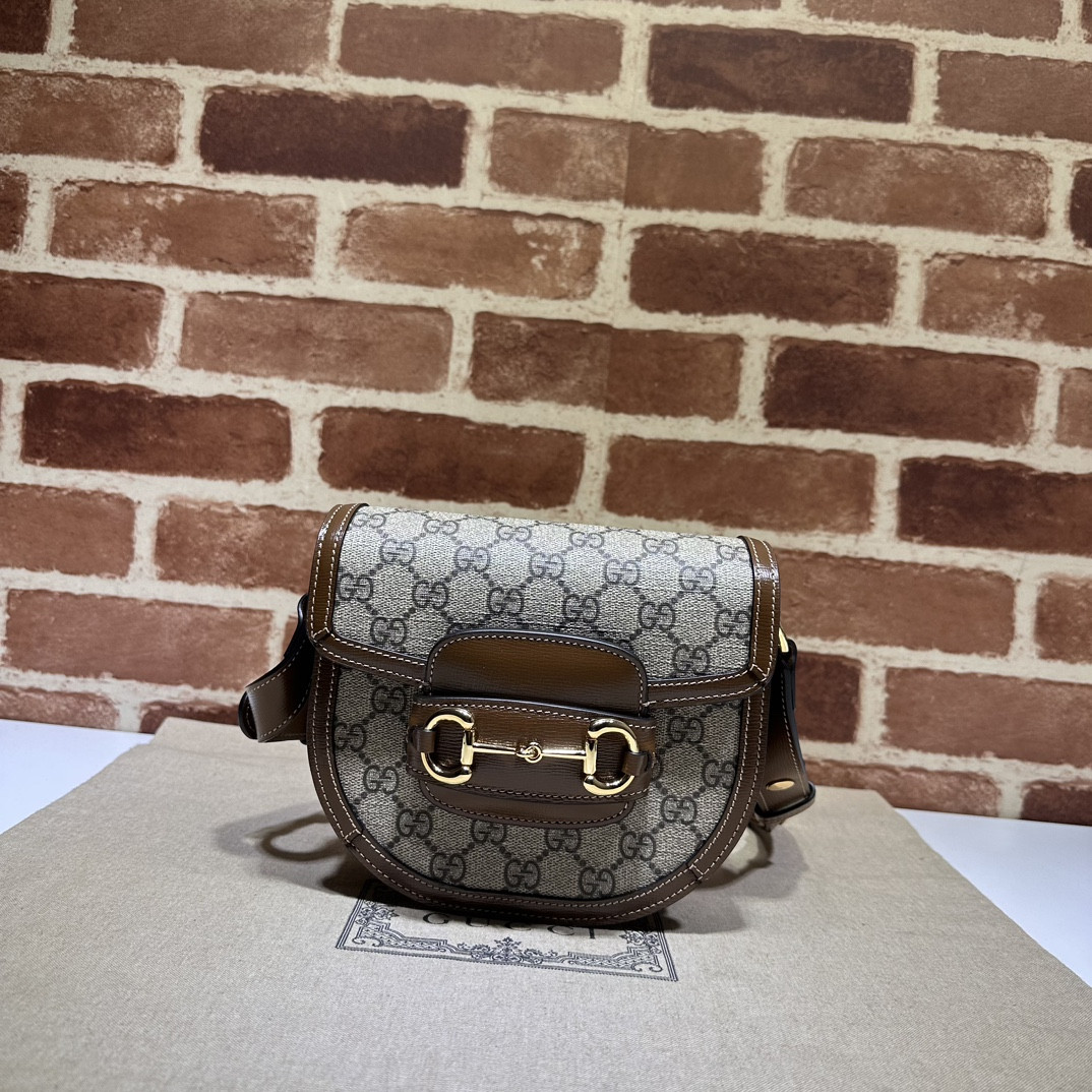 G*u*i horsebit 1955 mini rounded bag