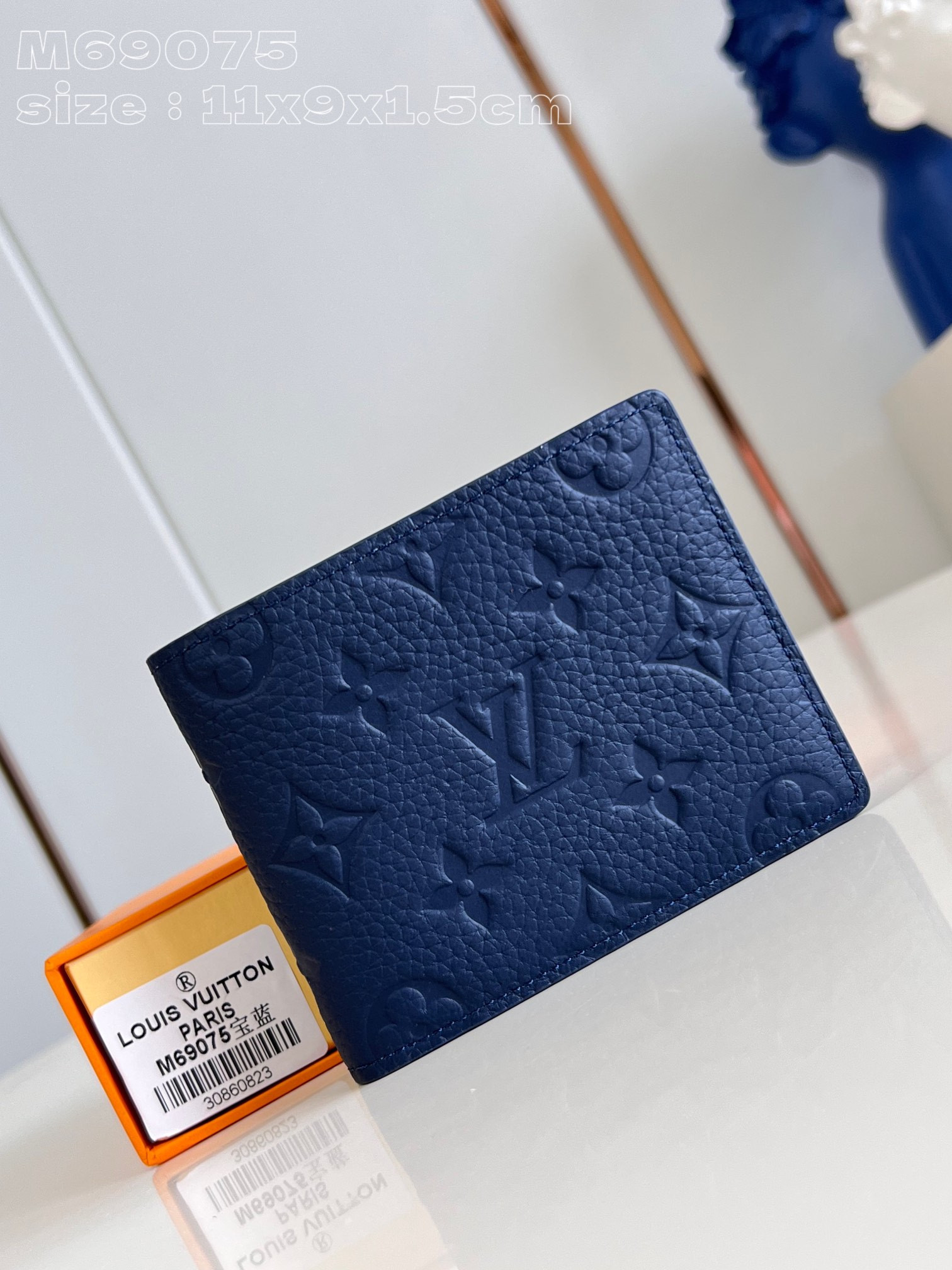 l0*is V*t0n slender wallet-11*8.5*2cm