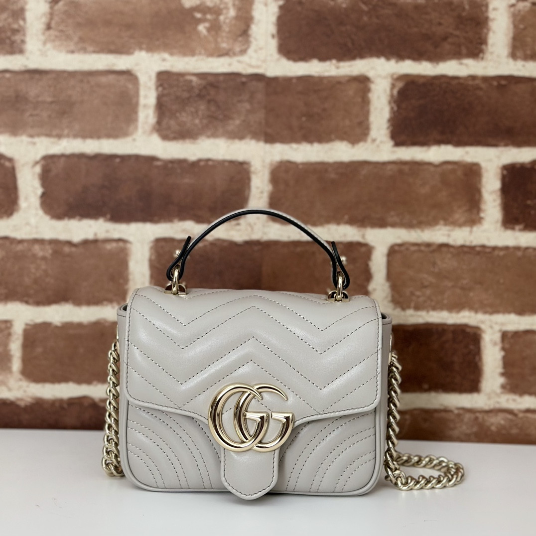 G*u*i gg marmont mini top handle bag-17*13*6cm