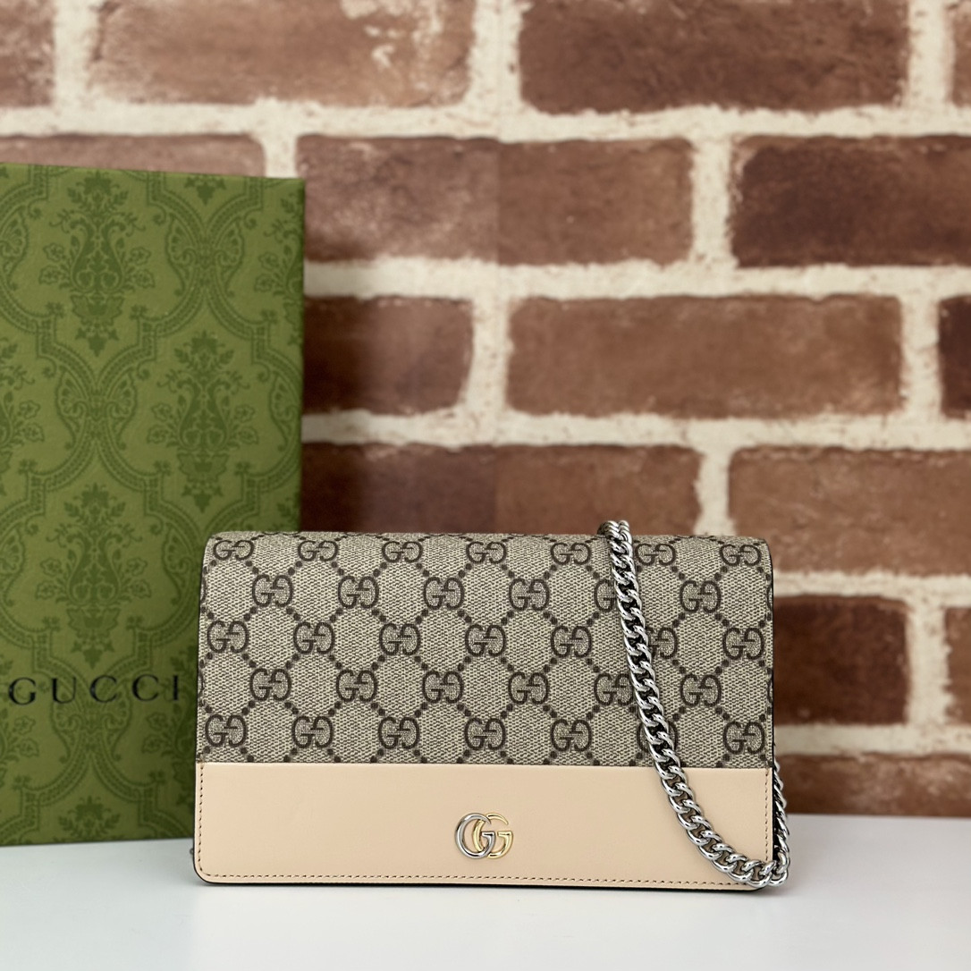 G*u*i gg marmont chain wallet-20*12.5*4cm