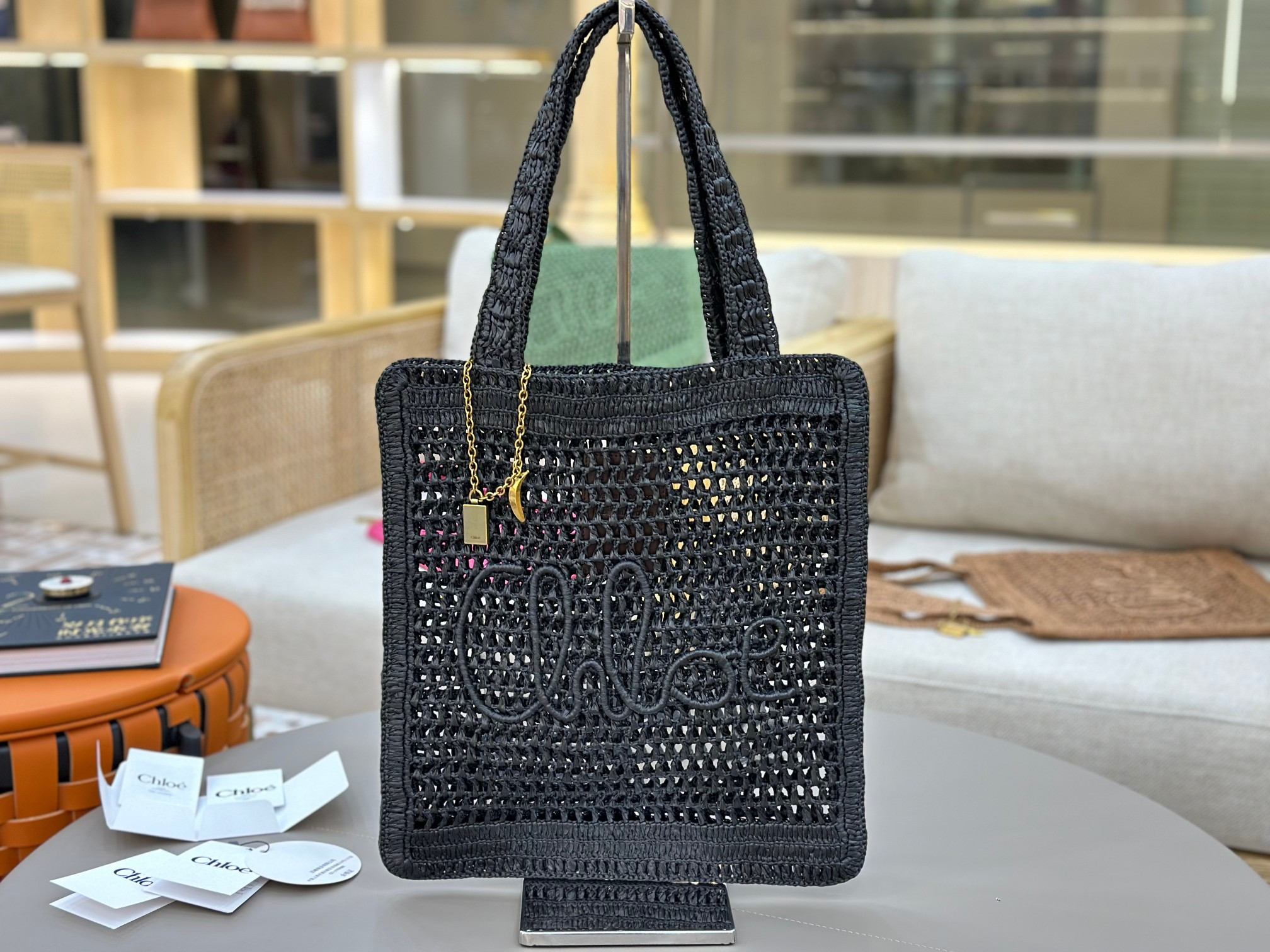 Chloe 25S summer banana tote - 37*33CM