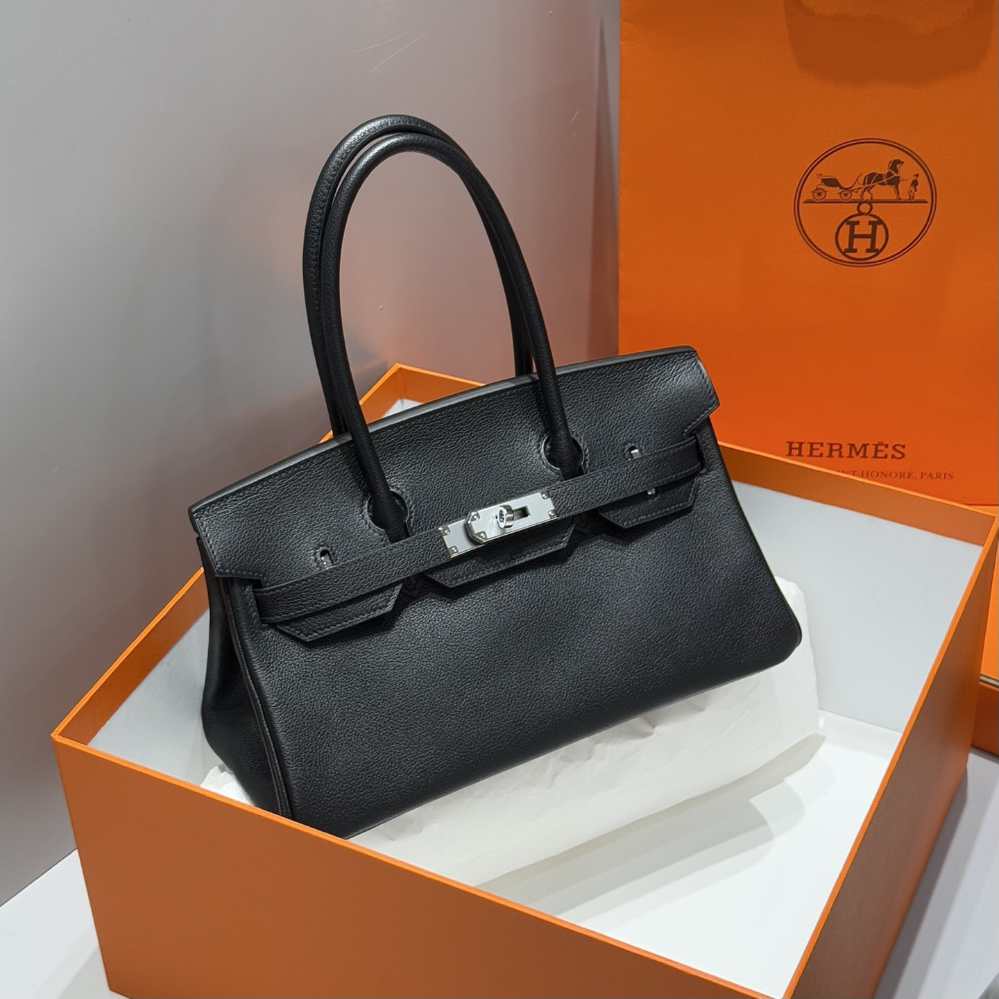H**mes shoulder birkin 29cm -calfskin