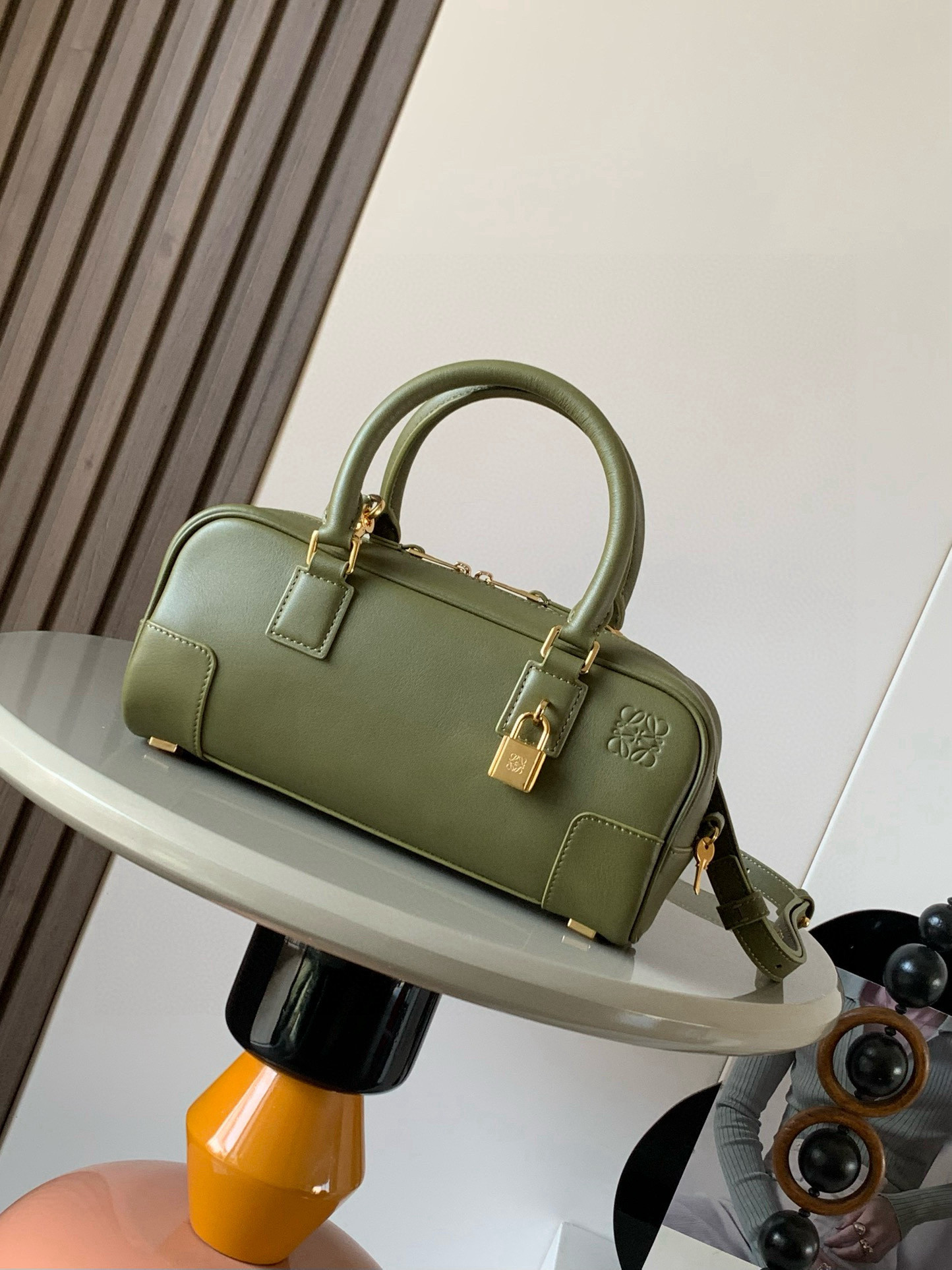 L0ew* amazona 23 cropped bag in nappa calfskin - 23*10*11cm